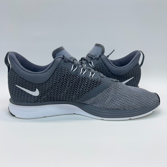 Nike Zoom Strike Running Shoes Sneakers Women's Size 11 Gray White AJ0188-002 - Picture 5 of 11